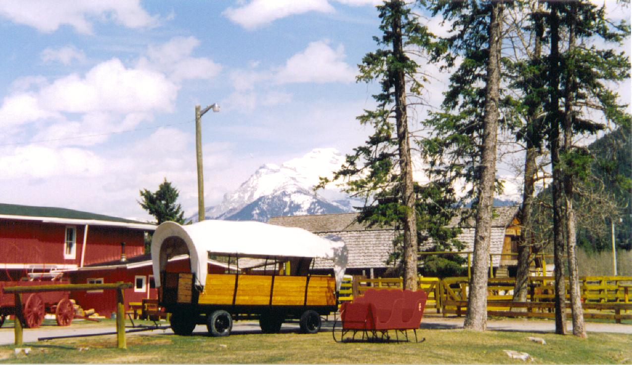 Horse Corral in Banff National Park