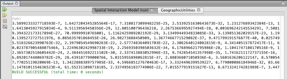 First SIM output