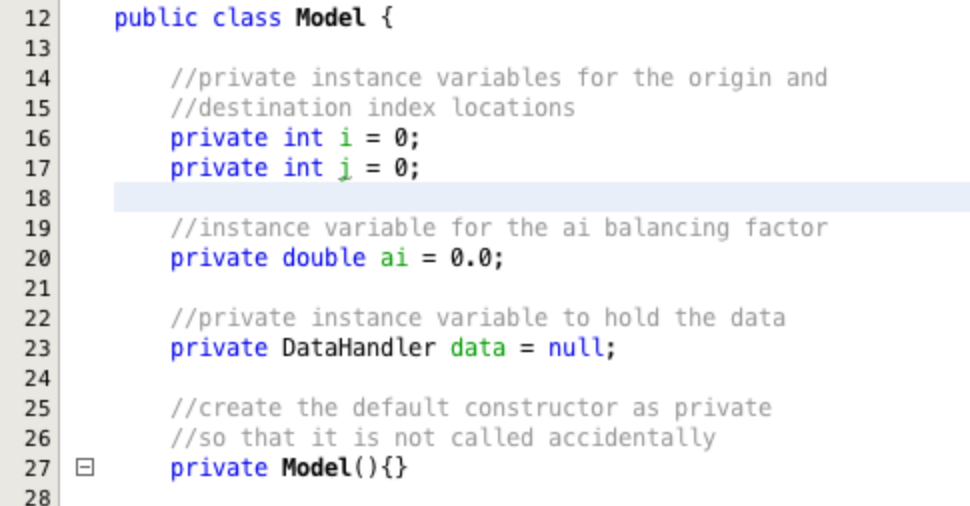 Making the origin and destination indexes accessible