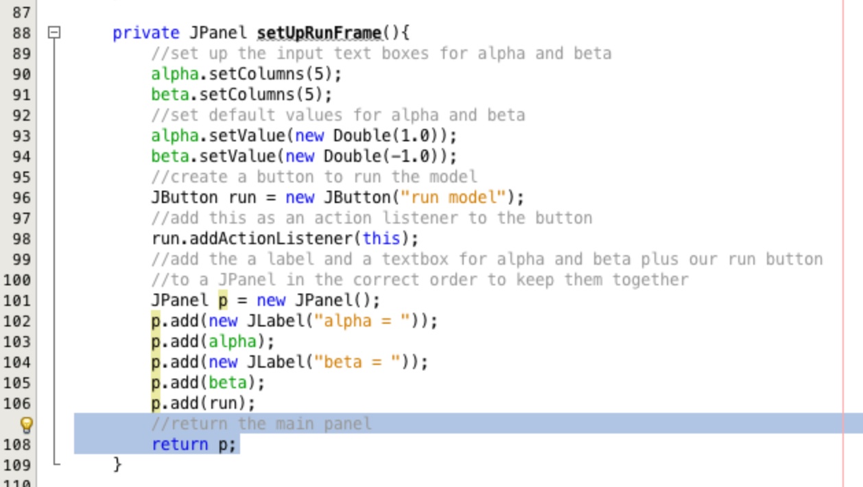 Refactoring the GUI controls