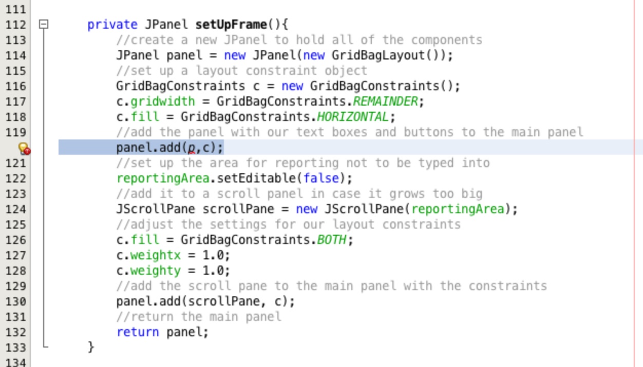 Refactoring the GUI controls