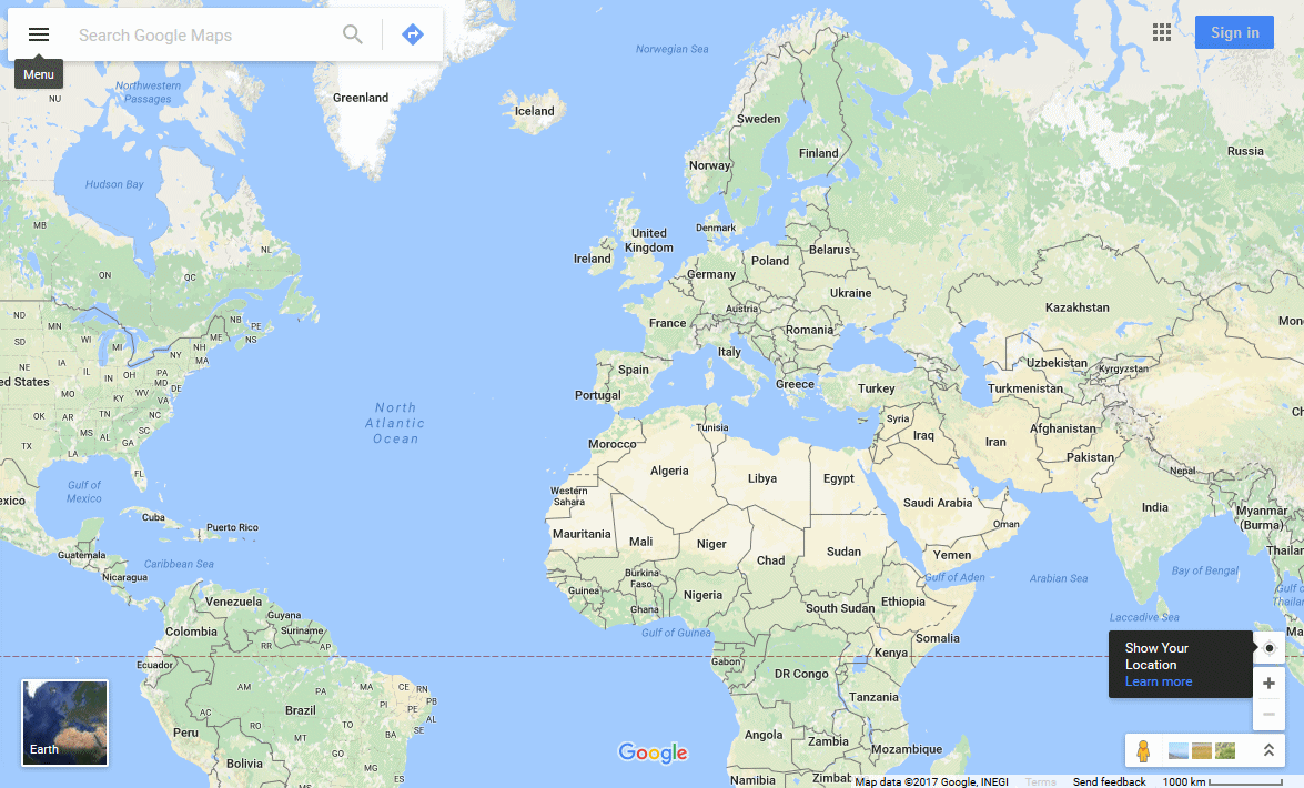 Google Maps - Display modes and further features · GEOG5870/1M